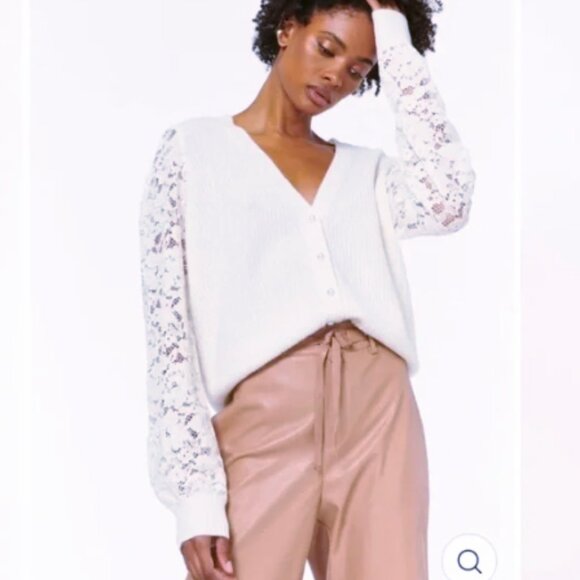 🌺 Cami NYC Beth Cardigan Sweater Ceramic size Small - Picture 1 of 7
